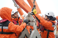 中国第13次北冰洋科考首个全部完成的作业项目产生